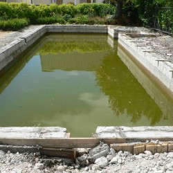 Concrete Pool Before