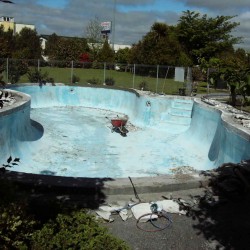 Concrete Pool Before